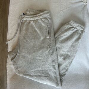 Grey sweatpants